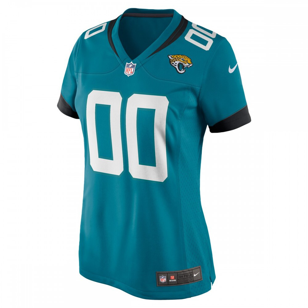Jacksonville Jaguars Nike Women's Alternate Custom Jersey - Teal-GridironStore